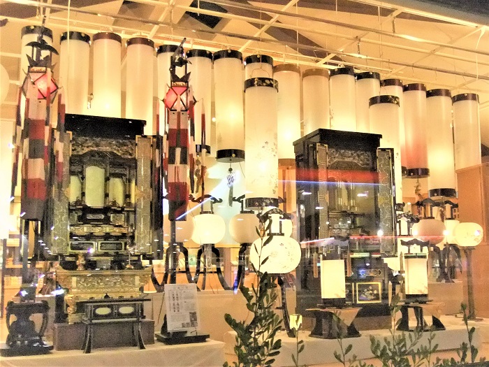 お盆提灯展