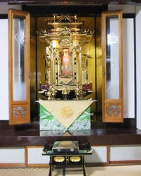 金仏壇 修復後