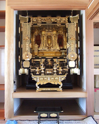 金仏壇 修復後