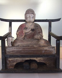 “おこぼさん”(弘法大師)の修復前