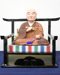 “おこぼさん”(弘法大師)の修復後