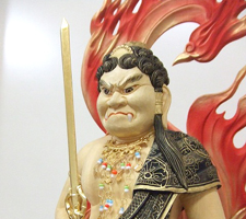 別注仏像 不動明王 拡大画像