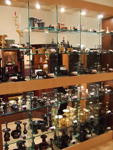 具足展示の様子