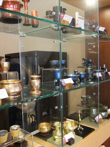 具足展示の様子